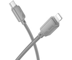 HOCO kabelis Type C į Lightning PD 27W X113 1 m pilkas