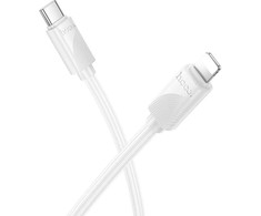 USB C - Lightning kabelis Hoco PD 27W 1 m X114 baltas