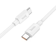 USB C į USB C laidas Hoco PD 6A 100W 1 m X96 baltas