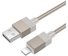 Cable USB A to Lightning Hoco 2,4A 1 m X110 auksinis