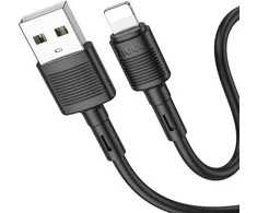 USB A tipo į „Lightning“ tipo laidas Hoco 2,4A 1 m X83 juodas