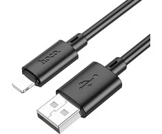 USB kabelis Hoco X88 "lightning" juodas 1m