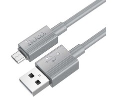 USB A į Micro USB laidas Hoco 2,4A 1 m X107 pilka