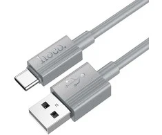 USB A į USB C laidas Hoco 3A 1 m X107 pilka