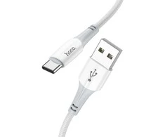 Cable USB A to USB C Hoco 3A 1 m X70 baltas