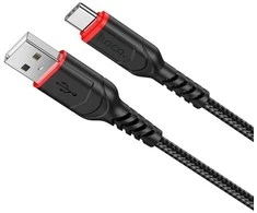 Cable USB A to USB C Hoco QC 3A 1 m X59 juodas