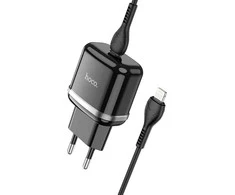 „Canyon Hoco N24“ mobiliojo telefono įkroviklis „Type-C QC3.0“, 20 W + „Lightning“ laidas, 1 m