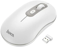 Belaidė pelė Hoco 2,4G 1600 dpi GM21 baltas