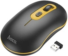 Belaidė pelė Hoco 2,4G 1600 dpi GM21 juodas