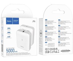 HOCO powerbank 5000 mAh 2A J96 baltas