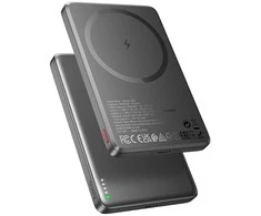 Powerbank compatible with MagSafe Hoco 5000 mAh QC PD 2A 20W Q26 metal pilka