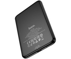 Išorinė baterija, suderinama su „MagSafe Hoco 5000 mAh QC PD 2A 20W“, itin plona, J140A, juoda