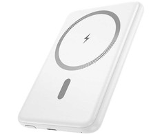 Išorinė baterija, suderinama su „MagSafe Hoco 5000 mAh QC PD 2A 20W“, itin plona, J140A, balta