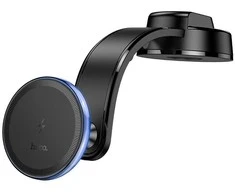 Automobilinis universalus telefono laikiklis Hoco (HW25) Magnetic (MagSafe) tvirtinamas ant prietaisų skydelio, magnetinis juodas