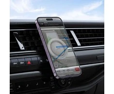 Magnetic car phone holder compatible with Magsafe Hoco air vent H59 juodas