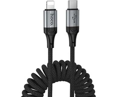 USB C - Lightning kabelis Hoco PD 2,4A 1,5 m X121 juodas