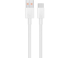 Originalus HUAWEI kabelis USB A iki C tipo 6A 66W LX04072043 1 m baltas urmu
