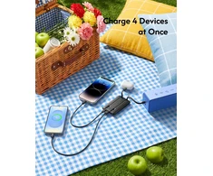 Įkroviklis indukcinė VEGER 3w1 Qi2.2 zgodna su MagSafe oraz Apple Watch juoda