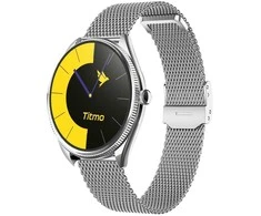 Išmanusis laikrodis TITMO O-170 (AMOLED, bluetooth call, stainless steal sidabrinis mesh strap) sidabrinis
