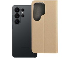 Oem Dėklas su klapką na Samsung S26 ULTRA Sensitive Book auksinė