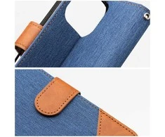 Dėklas su klapką na Samsung A37 5G Jeans Book mėlyna