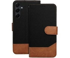 Dėklas Greengo Oem JEANS Book skirtas Xiaomi Redmi Note 14 PRO 4G juodos spalvos
