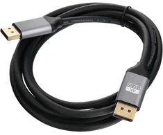 BlueStar Ekrano prievadas į ekrano prievadą 1.4 Blue Star 4K 120Hz – didelės spartos, HDR, Ethernet, G-SYNC/FreeSync, 32 Gbp, 2 m juodas