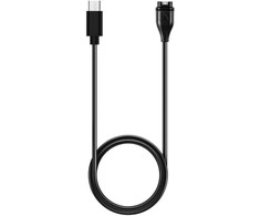 C tipo laidas išmaniajam laikrodžiui GARMIN FENIX 5 / 5 Plus / 5S / 5X / 6 / 6S / 6X / 7 / VIVOACTIVE 3 ir kt. HD24 1 m juodas
