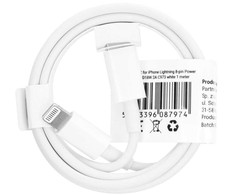 OEM kabelis C tipo į Lightning PD 2A 18W C973 1 m baltas