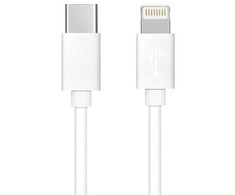 Oem Cable Type C to Lightning PD 3A 27W C291 BOX 1 m baltas
