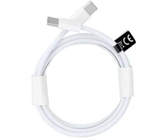 OEM kabelis C tipo į C tipo PD QC3.0 3A 30W HD26 dėžutė 2 m baltas