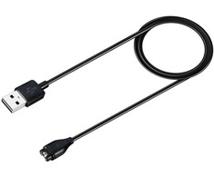 USB Laidas išmaniesiems laikrodžiams GARMIN FENIX 5 / 5 Plus / 5S / 5X / 6 / 6S / 6X / 7 / VIVOACTIVE 3 ir kt. HD24 1 m juodas