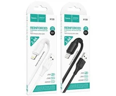USB A tipo į „Lightning“ tipo laidas Hoco 2,4A, 1 m, X120, juodas