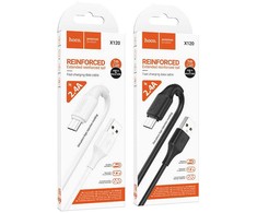Cable USB A to Micro USB Hoco 2,4A 1 m X120 baltas