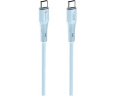 USB C į USB C laidas Forcell F-Energy QC4.0 PD 5A 100W silikoninis 1 m C347 mėlynas