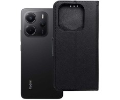 Oem FANCY Book dėklas skirtas Xiaomi Redmi Note 14 4G juodos spalvos