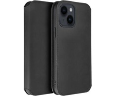 Dėklas Oem Flip case for iPhone 15 PLUS Dual Pocket Book juodas