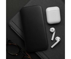 Dėklas Oem Flip case for iPhone 15 PLUS Dual Pocket Book juodas