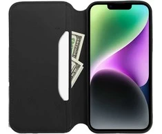 Oem DUAL POCKET Book dėklas skirtas Samsung Galaxy A15 5G juodos spalvos