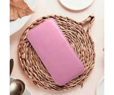 Oem DUAL POCKET Book dėklas skirtas Samsung Galaxy S23 FE rožinės spalvos