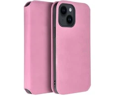 Oem DUAL POCKET Book dėklas skirtas Samsung Galaxy S24 FE rožinės spalvos