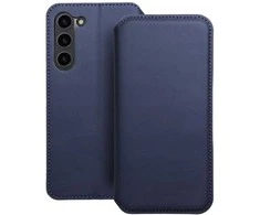 Oem DUAL POCKET Book dėklas skirtas Samsung Galaxy S24 Plus mėlynos spalvos