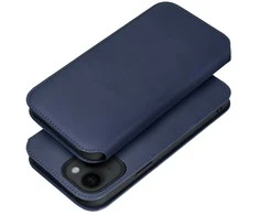 Oem DUAL POCKET Book dėklas skirtas Samsung Galaxy S24 Plus mėlynos spalvos