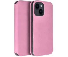 Oem DUAL POCKET Book dėklas skirtas Xiaomi Redmi Note 13 Pro Plus 5G rožinės spalvos