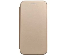 Dėklas Oem Flip case for iPhone 16 PLUS Elegance Book auksinis
