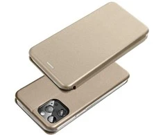 Forcell Oem ELEGANCE book dėklas skirtas Samsung Galaxy A35 aukso spalvos