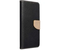 Dėklas Oem Flip case for iPhone 16 PLUS Fancy Book juodas / auksinis
