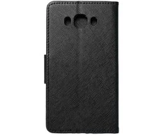 Oem FANCY Book dėklas skirtas Samsung Galaxy Galaxy J7 2016 juodos spalvos