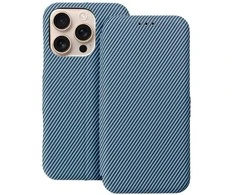 Dėklas Oem Flip case for iPhone 16 PRO MAX Folio Side Magnet mėlynas