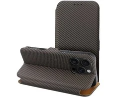 Dėklas Oem Flip case for iPhone 16 PRO Folio Side Magnet ruda
